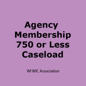 Agency membership 750 or less caseload